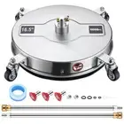 Yescom 16.5" Stainless Steel Surface Cleaner Attachment Pressure Washer