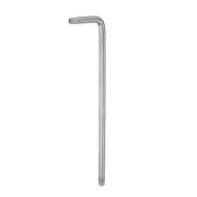 T40 Tamper Proof Torx Key Wrench L Shape 7.01" Long Arm High Carbon Steel