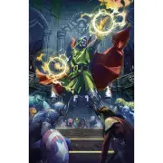 One World Under Doom #1 1:50 Ben Harvey Virgin Variant Marvel Comics