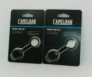 Genuine Camelbak Podium Water Bottle Mud Cap 2-Pack, Black, Brand New