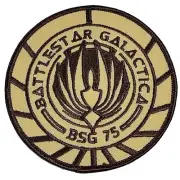 BATTLESTAR GALACTICA "BATTLESTAR TRITON" BSG 39 4" PATCH - 1133