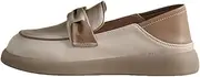 [Generic] Womens Casual Dress Shoe Women Spring Retro Casual Sneakers Suede Slip on Lazy Flat Shoes for Women