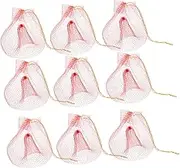 Mipcase 50Pcs Woven Storage Bags for Vegetables Fruits Durable Mesh Netting for Use Easy to Clean and Reusable for Protecting Produce from Pests