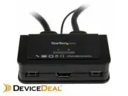 StarTech 2 Port USB HDMI Cable KVM Switch - SV211HDUA