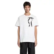[SIMONE ROCHA] Ribbon Tail Print T-Shirt White