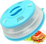 Microwave Splatter Cover Collapsible Vented for Food Splatter Guard & Colander