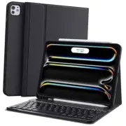 for iPad Pro 11 Inch (M4) 2024 Case with Keyboard, Magnetic Detachable