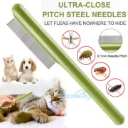 Flea Comb For Cats Dogs Pet Hair Grooming Tools Deworming Brush Fur Remove