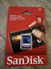 Sandisk 16GB SD Card SDSDB-016G-A46