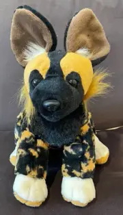 WILD REPUBLIC AFRICAN WILD DOG STUFFED ANIMAL SOFT PLUSH TOY 11" #10900 NWT