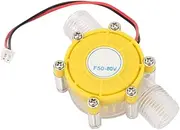 F50 Hydroelectric Micro Hydro Generator, Easy to Install Pumb Turbine Generator Portable DC Water Generator for Home Industrial (F50 80V transparent yellow)