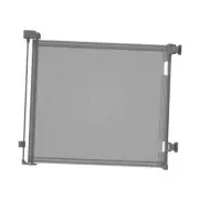 Retractable Baby Gate,Mesh Baby Gate or Mesh Dog Gate,33" 33x55 Inch Gray