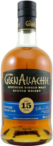 GlenAllachie 15 Year Scottish Oak Single Malt Scotch Whisky 700ml