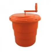Salad Spinner, Jumbo, Orange, 20 Litre, Commercial Quality Vegetable Washer