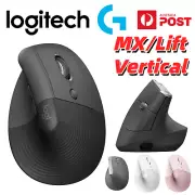 LOGITECH Wireless Mouse MX Lift Vertical Optical Bluetooth Slim Mice Laptop USB