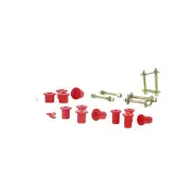 Nolathane Rear Spring Greasable Shackle and Bush Kit for Mitsubishi Triton ML MN