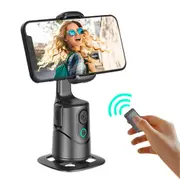Auto Face Tracking Tripod Phone Stand with Remote Gesture Control for TikTok