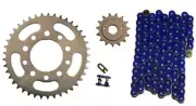 Blue 525x118 O-Ring Chain & 15/41 Sprockets for Honda Shadow VLX 600 1989-2007