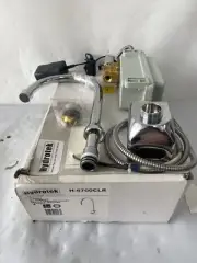 Hydrotek H-6700CLR Sensor Operated Goose Neck Design Chrome Faucet NEW
