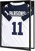 Jersey Frame Display Case, Jersey Shadow Box Lockable,Jersey Frame for Baseball Basketball Football Soccer Sport Shirt