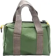 BLIRITEL 18 Inch Wide Mouth Tool Bag, Heavy Duty Canvas Tool Storage Bag, Large Capacity Handbag, Multi-function Tool Organizer Tote Bag for Storage Wrenches Pliers (Green - 18 Inch)