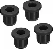 sourcing map Rubber Grommet Mount Dia 7/16" (11mm) Round T Type for Organizing and Protecting Cord Pack of 4