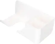 ERINGOGO Hair Dryer Holder Wall Mounted Home Hair Dryer Shelf Abs Bathroom Organizer