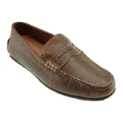 T.B. Phelps Sundance Briar American Bison Leather Men’s Penny Loafer (11-M)