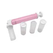 Cake Spray Pump Manual Professional Plastic Pastry Dessert Cake Decorating Airbrush Cooking Tool Pink