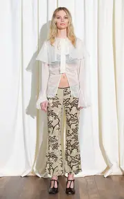 [SIEDRÉS] Stella Capelet Chiffon Blouse