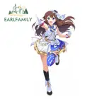 EARLFAMILY 13CM X 10.6CM HOLOLIVE 有趣的汽車貼紙筆記本電腦摩托車保險槓防刮貼花有趣的汽