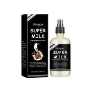 Super Milk Conditioning Hair Primer, Hair Conditioner Spray Smooth Hair Care,Conditioning Hair Primer for Soft and Smooth Hair,Effectively Repair D...