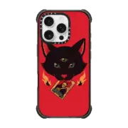 iPhone 16 Pro Ultra Impact Case MagSafe Compatible Cat Tarot Death
