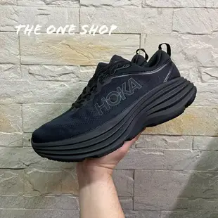 HOKA ONE ONE Bondi 8 Wide 寬楦 路跑鞋 黑色 全黑 經典款 慢跑鞋 HO1127953BBLC