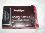 Mamiya M645 Focusing Screen No.4 Rangefinder Spot M645 1000s, NEW IN BOX