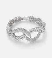[Yeprem] Yeprem Y-Couture 18kt white gold bangle with diamonds One Size silver
