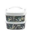 MILTON Plastic Casserole - 1400ml, Set of 2, Black