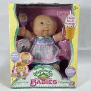 2007 Jakks CABBAGE PATCH KIDS FUN FEED BABIES Girl Lucille Bald CARVEL DOLL NEW