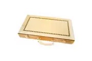 Wooden Folding Backgammon Set - 45cm