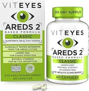 Viteyes Classic AREDS 2 Macular Health Formula Capsules, Eye Health Vitamin for Vision Protection, 60 Capsules