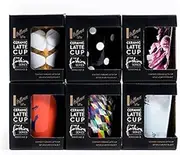 Ceramic Coffee Cup with Silicon Lid - Vttoria Coffee Latte Cup Fashion Series.