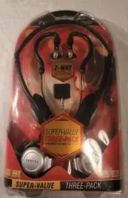 Headphone 3 Pack Sentry Super-Value Pack