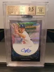 2013 Bowman Chrome Draf Black Wave Refractor Chris Anderson RC AUTO /50 BGS 9.5