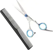 1set Hairdressing Scissor Set Professional Hair Cutting Shears for Salon Home Use Comfortable Grip for All Hand Durable High Temperature Resistant Barber Accessories 2pcs