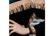 Ingenious Leather Wrap Bracelet Black