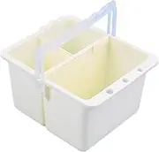 Paint Brush Basin Paint Brush Washer Practical Portable Paint Brush Washing Bucket Paint Brush Pot for Watercolor Cleaner, Yellow
