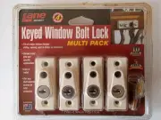 Wood/Aluminium Window Locks 4x Keyed Alike Multibolt Whitco Security Primrose