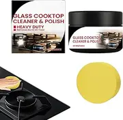 Glass Top Stove Cleaner - Countertops Polish Cleaner,Long -Lasting Heavy-Duty Degreaser, Non-scratch Cleaning Tool for Removing Stubborn Scorch Stains Oil Film Scale