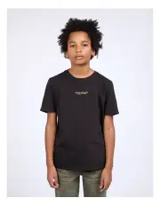 [St Goliath] Foil Tee (8-16Years) in Black