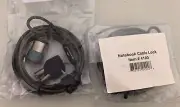 2x Brenthaven Zero Impact Laptop Cable Lock #4100 Computer Notebook with 2 Keys